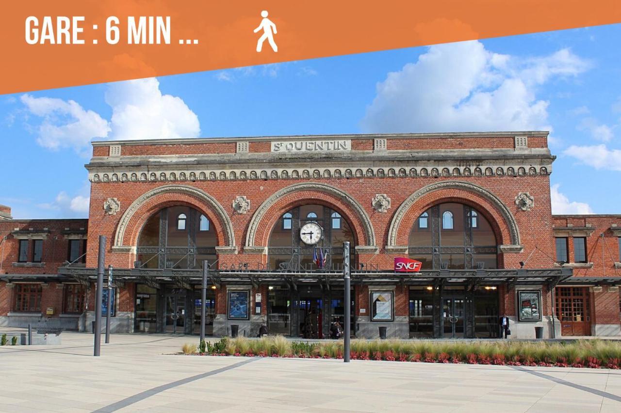 Appartement "Le Terminus " Gare-Cosy-Wifi 6 Personnes แซ็ง-ก็องแต็ง ภายนอก รูปภาพ